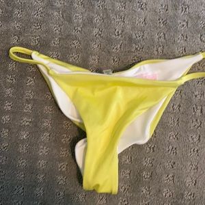Victoria’s Secret yellow itsy bottoms, medium